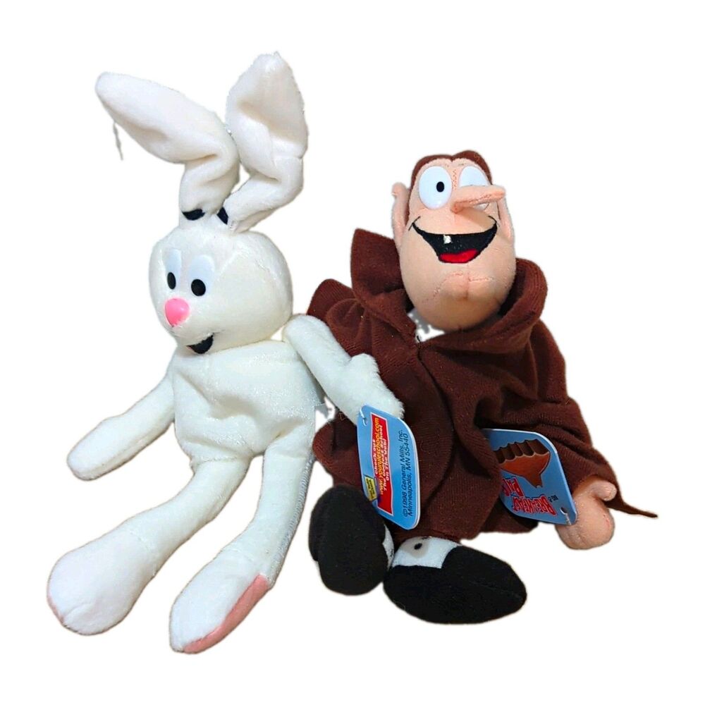 Breakfast Pals Count Chocula and the Trix Rabbit Bean Bag Plush
